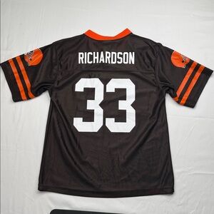 CLEVELAND Browns Football Jersey Youth Boys XL Trent Richardson #33 NFL BOYS